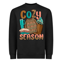Black cozy season Heavyweight Sweatshirt - MaliasSmallBusiness