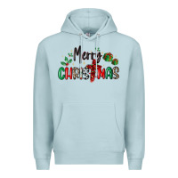 Blue Mist faith cross merry christmas Premium Hoodie - MaliasSmallBusiness