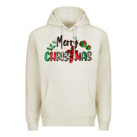 Oatmeal Heather faith cross merry christmas Premium Hoodie - MaliasSmallBusiness