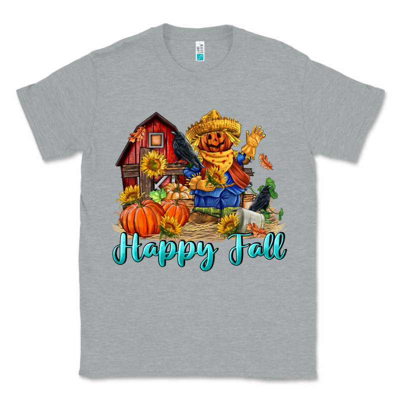 Happy Fall Scarecrow Classic Tee by FaDigitalArtStudio | Teevron