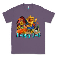 Lavender happy fall scarecrow Classic Tee - FaDigitalArtStudio
