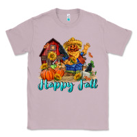 Lilac happy fall scarecrow Classic Tee - FaDigitalArtStudio