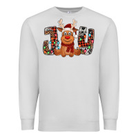 Dove Grey joy christmas reindeer Premium Sweatshirt - Jasminsmagicworld