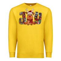 Lemon joy christmas reindeer Premium Sweatshirt - Jasminsmagicworld