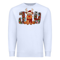 White joy christmas reindeer Premium Sweatshirt - Jasminsmagicworld