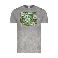 Cloud Rock Daisy leopard Vintage Tee - RanaPortraitStore