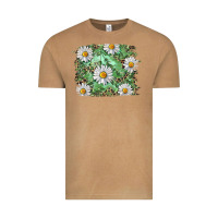 Vintage Camel Daisy leopard Vintage Tee - RanaPortraitStore