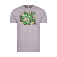 Vintage Zinc Daisy leopard Vintage Tee - RanaPortraitStore