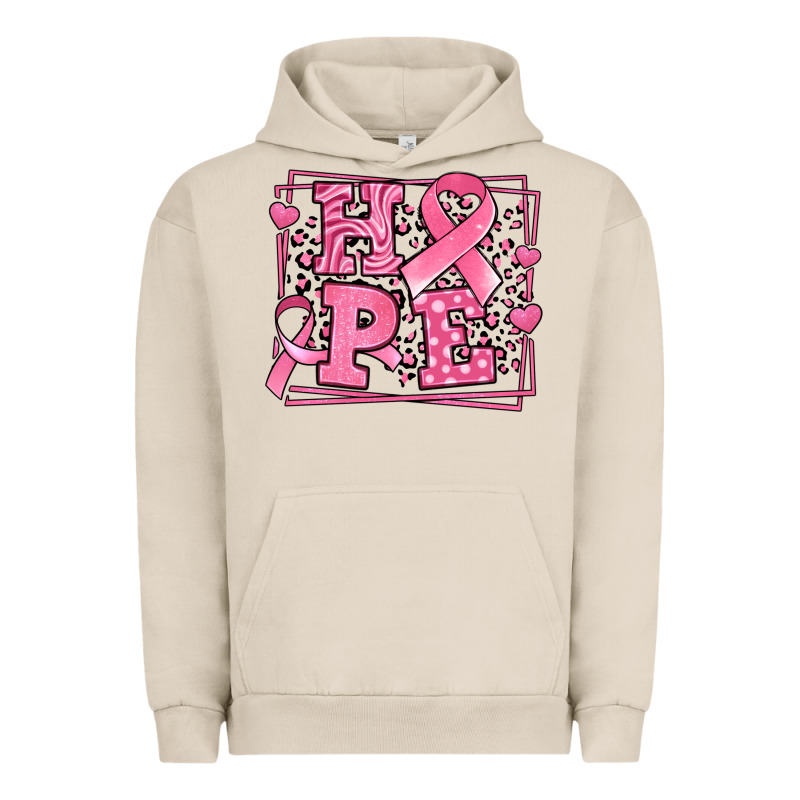 Western Hope Breast Cancer Awareness Ribbon Urban Hoodie by LillyAllenDesigns | Teevron