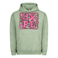 Pigment Oil Green Western Hope Breast Cancer Awareness Ribbon Urban Hoodie - LillyAllenDesigns