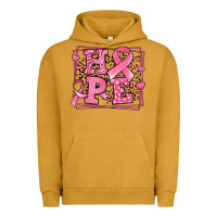 Pigment Peanut Butter Western Hope Breast Cancer Awareness Ribbon Urban Hoodie - LillyAllenDesigns