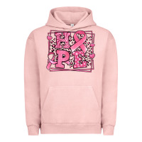 Pigment Salmon Western Hope Breast Cancer Awareness Ribbon Urban Hoodie - LillyAllenDesigns