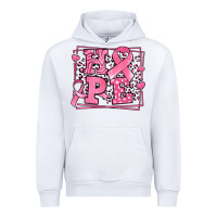 White Western Hope Breast Cancer Awareness Ribbon Urban Hoodie - LillyAllenDesigns