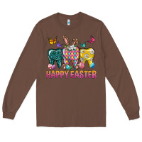 Chestnut happy easter dental Long Sleeve Tee - Neo Western