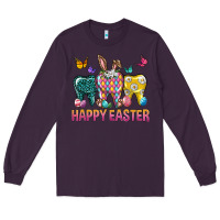 Plum happy easter dental Long Sleeve Tee - Neo Western