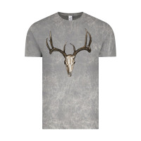 Cloud Rock Deer Skull Vintage Tee - RanaPortraitStore