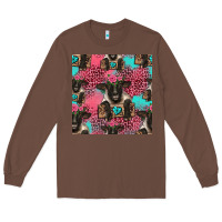 Chestnut black sheep seamless pattern Long Sleeve Tee - HRA Design Shop