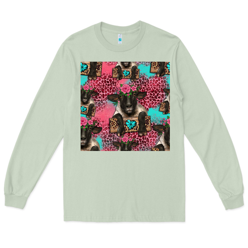 Black Sheep Seamless Pattern Long Sleeve Tee by HRA Design Shop | Teevron