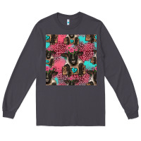 Smoke black sheep seamless pattern Long Sleeve Tee - HRA Design Shop