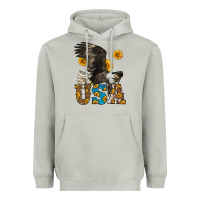Moon Dust Western Usa Eagle Heavyweight Hoodie - LillyAllenDesigns