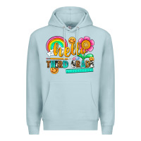 Blue Mist hello third grade Premium Hoodie - NancyCooperArtShop