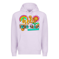 Lilac hello third grade Premium Hoodie - NancyCooperArtShop