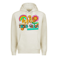 Oatmeal Heather hello third grade Premium Hoodie - NancyCooperArtShop