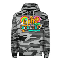 Slate Camo hello third grade Premium Hoodie - NancyCooperArtShop
