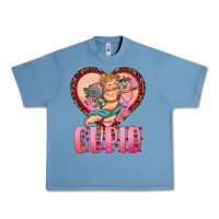 Pebble Blue cupid heart Urban Heavy Tee - RanaPortraitStore