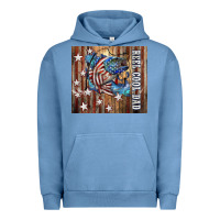 Pigment Pebble Blue Western Reel Cool Dad American Flag Bass Urban Hoodie - LillyAllenDesigns