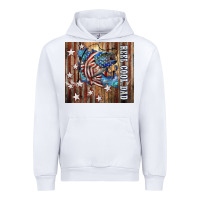 White Western Reel Cool Dad American Flag Bass Urban Hoodie - LillyAllenDesigns