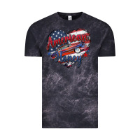 Cloud Black American honey Vintage Tee - Zillion Design Studio