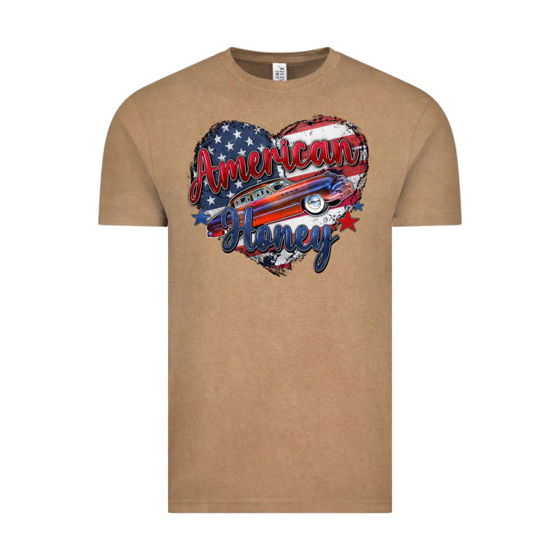 American Honey Vintage Tee by Zillion Design Studio | Teevron