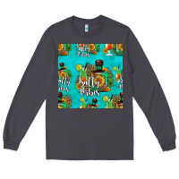 Smoke salty vibes seamless pattern Long Sleeve Tee - HRA Design Shop