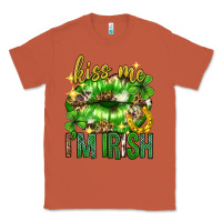 Copper Kiss me im irish st.patricks day lips st.patricks Classic Tee - Neo Western