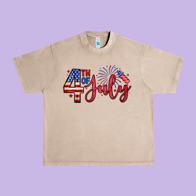 4th Of July Zillion Urban Heavy Tee Designed By Zillion Design Studio