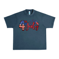 Midnight Navy 4th of july zillion Urban Heavy Tee - Zillion Design Studio