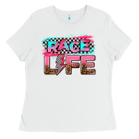 White race life Ladies Tee - AdoDesignShop