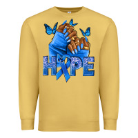 Antique Gold hope blueribboncolon cancer nails Premium Sweatshirt - NancyCooperArtShop