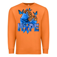 Carrot hope blueribboncolon cancer nails Premium Sweatshirt - NancyCooperArtShop