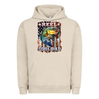 Pigment French Oak Reel Cool Dad Bass 4th of July Urban Hoodie - LillyAllenDesigns