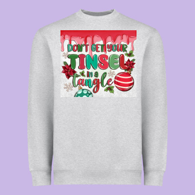 Heavyweight Sweatshirt don't get your tinsel in a tangle