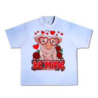 Grape Ice be mine valentine's day baby pig Urban Heavy Tee - RanaPortraitStore
