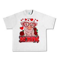 Lunar Rock be mine valentine's day baby pig Urban Heavy Tee - RanaPortraitStore