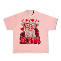 Salmon be mine valentine's day baby pig Urban Heavy Tee - RanaPortraitStore