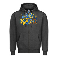 Charcoal Heather be kind Zipper Hoodie - Artiststas