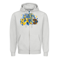 Dove Grey be kind Zipper Hoodie - Artiststas