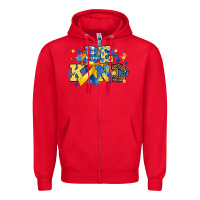 Red be kind Zipper Hoodie - Artiststas