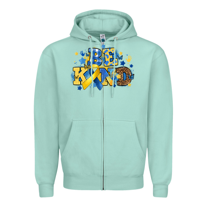 Be Kind Zipper Hoodie by Artiststas | Teevron