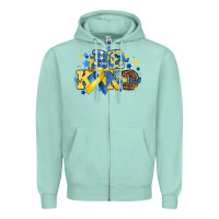 Seafoam be kind Zipper Hoodie - Artiststas